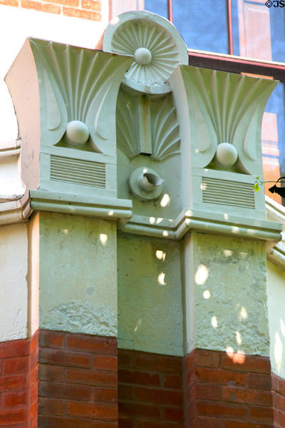 Sullivan designed decoration of Leon Mannheimer Home. Chicago, IL.