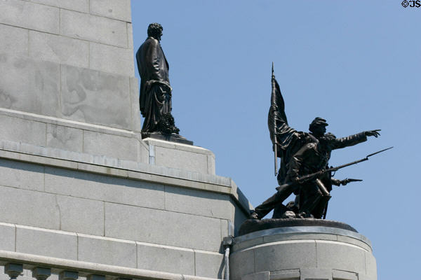 Detail of Lincoln's Tomb. Springfield, IL.