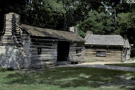 Miller-Kelso cabin & blacksmith shop. New Salem, IL.