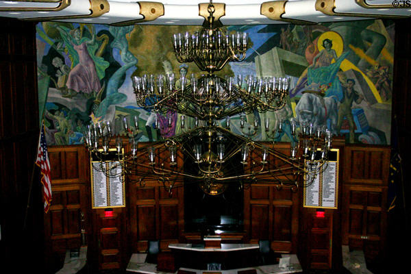 House of Representatives in State Capitol. Indianapolis, IN.