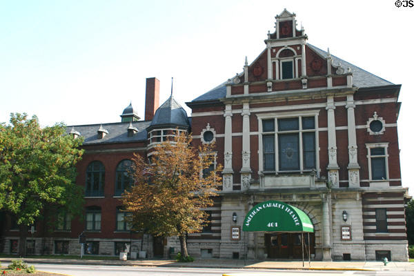 American Cabaret Theater in Athenaeum (Das Deutsche Haus) (1898) (401 E. Michigan St.). Indianapolis, IN.