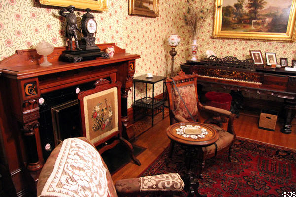 Back Parlor at Benjamin Harrison Presidential Site. Indianapolis, IN.