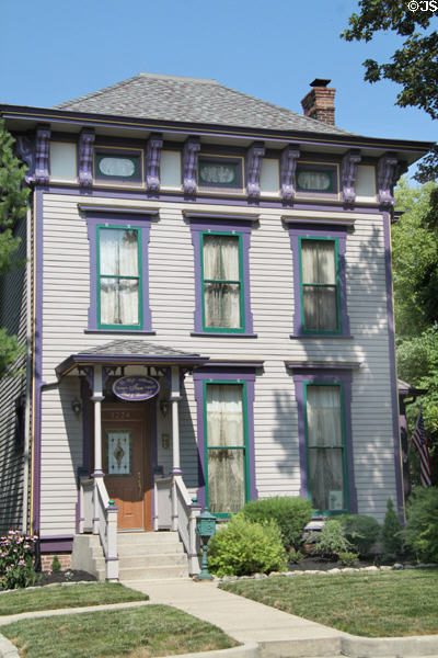 De Wolf - Allerdice house ( 1871) (1224 N. Park Ave.). Indianapolis, IN.