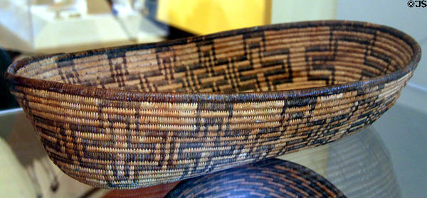 Apache basket at Eiteljorg Museum. Indianapolis, IN.