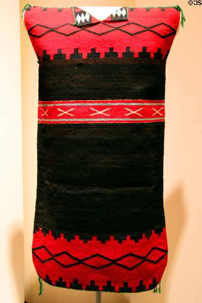 Navajo dress (late 19thC) at Eiteljorg Museum. Indianapolis, IN.