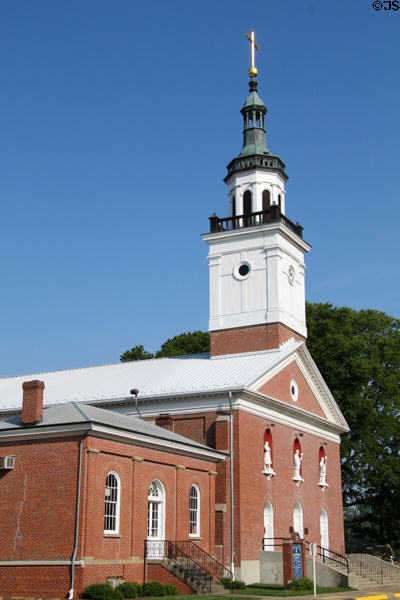 Old Library (1840) & Old Cathedral (1826). Vincennes, IN.