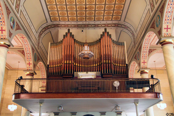 Organ in Old Cathedral. Vincennes, IN.