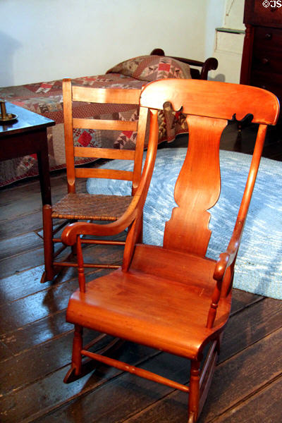 Rocking chair at Grouseland. Vincennes, IN.
