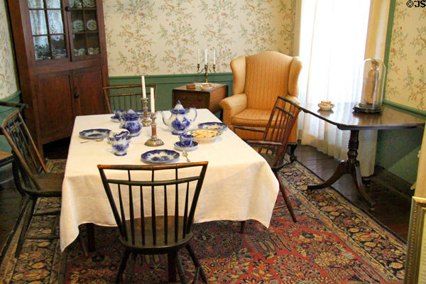 Day room at Grouseland. Vincennes, IN.