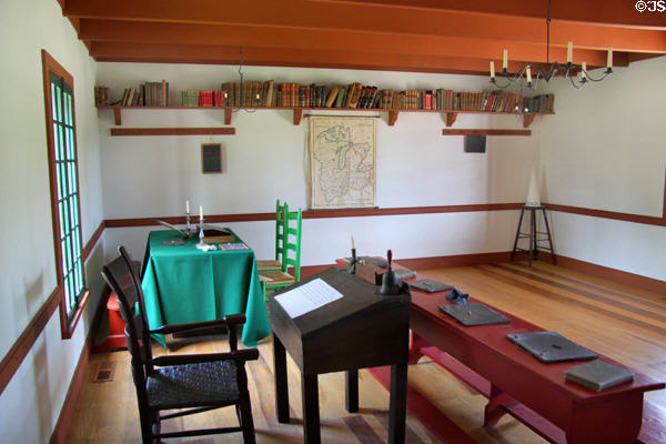 School room of Jefferson Academy. Vincennes, IN.