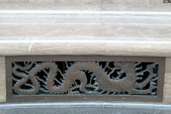Dragon air vent in Clark Memorial. Vincennes, IN.