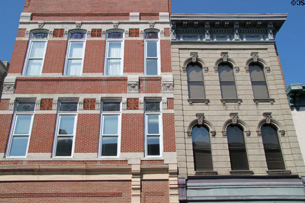 310-12 Main St. streetscape of Vincennes. Vincennes, IN.