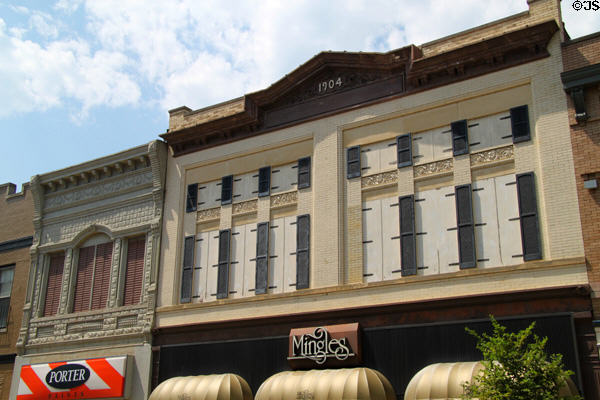 Main St. heritage buildings (1904). Vincennes, IN.