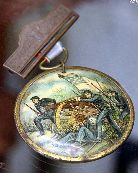 Civil War medal at Indiana Military Museum. Vincennes, IN.