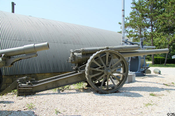 Gun from World War I at Indiana Military Museum. Vincennes, IN.
