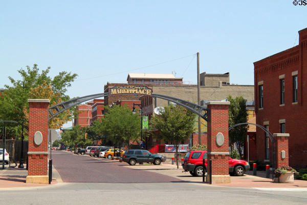 Old Town Wichita Marketplace sign. Wichita, KS.