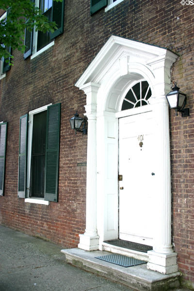 KY Governor John J. Crittenden house (1800) (401 West Main St.) built by Dr. Joseph Scott on land once owned by Aaron Burr. Guest included Daniel Webster & Zachary Taylor. Frankfort, KY.
