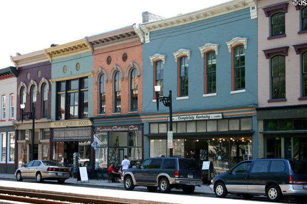 Broadway streetscape. Frankfort, KY.
