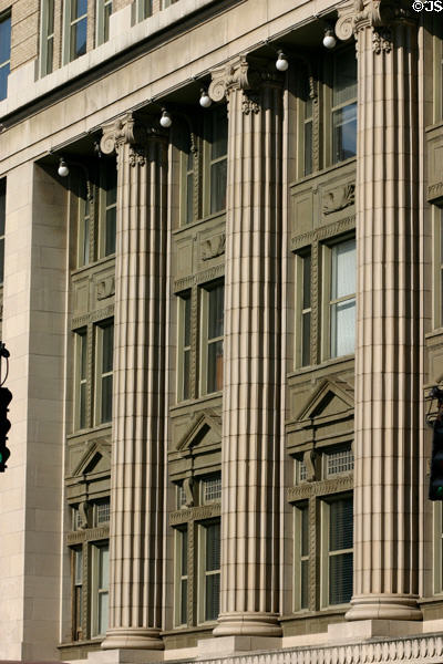Columns of Kentucky Home Life Building. Louisville, KY.