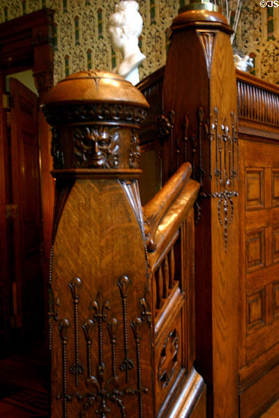 Newell post of Conrad-Caldwell House. Louisville, KY.