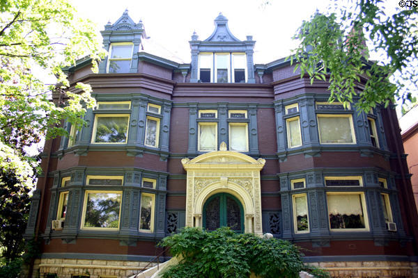 Dr. William Warthen chateau (1895-7) (402 Belgravia Court). Louisville, KY. Style: French Chateau.