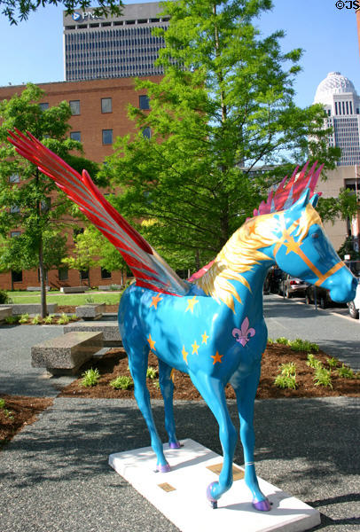 Gallopalooza theme art Stella's Pegasus by David Musselman. Louisville, KY.
