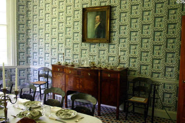 Sideboard (c1815) in dining room of Farmington. Louisville, KY.