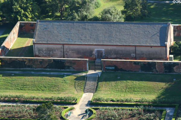 Old Arsenal Powder Magazine (1835) on Capitol grounds. Baton Rouge, LA. On National Register.