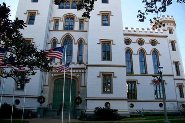 North facade of Old State Capitol. Baton Rouge, LA.