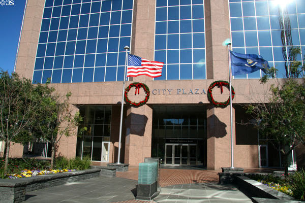 City Plaza building entrance. Baton Rouge, LA.