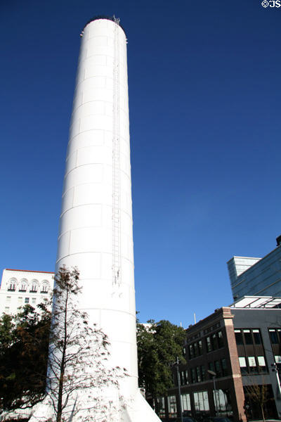 Baton Rouge Waterworks Company Standpipe (1937) (131 Lafayette St.). Baton Rouge, LA. Architect: John H. Wood. On National Register.