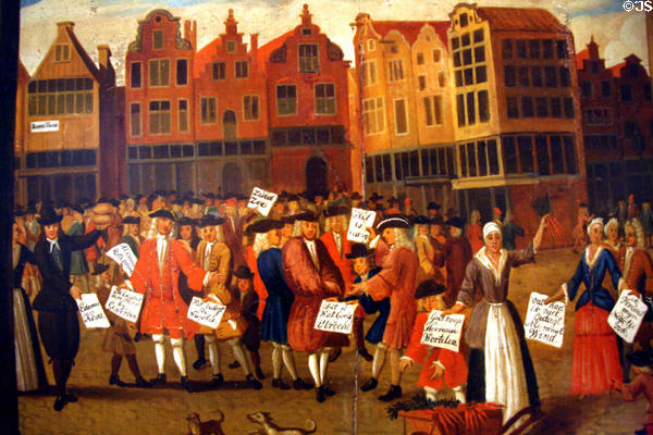 Detail of Dutch investors losing investment on 