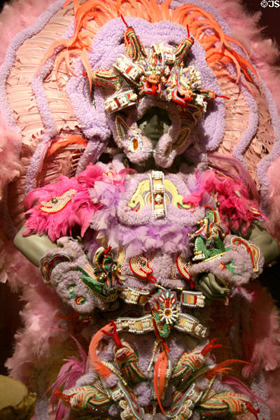 Mardi Gras Little Spy Boy suit (1998) at Presbytère Museum. New Orleans, LA.