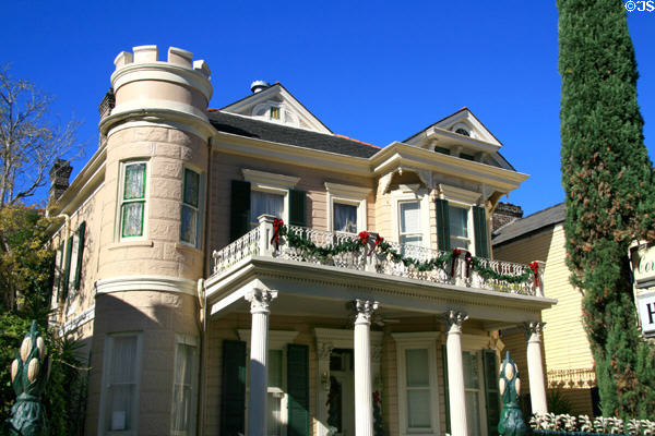 Judge Françoise-Xavier Martin House (now Cornstalk Hotel) (c1850) (915 Royal St.). New Orleans, LA.