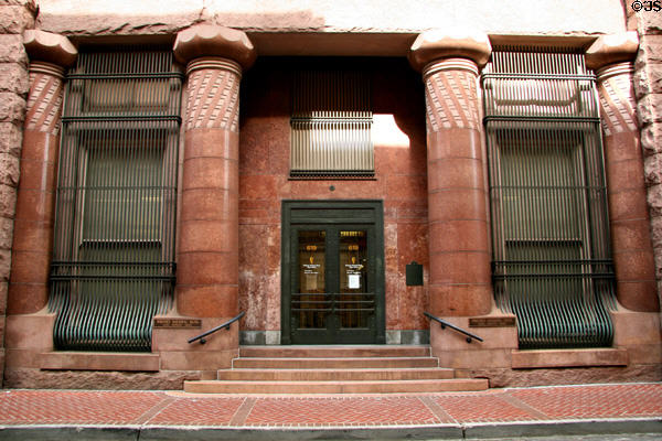 Whitney National Bank Safe Deposit Vaults (c1888) (619 Gravier St.). New Orleans, LA.