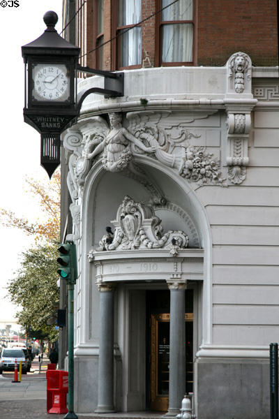 Whitney Hotel (1910) (7 floors) (610 Poydras St.). New Orleans, LA. Architect: Diboll, Owen & Goldstein. On National Register.