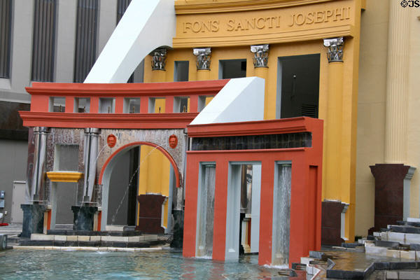 Details of Piazza d'Italia. New Orleans, LA.