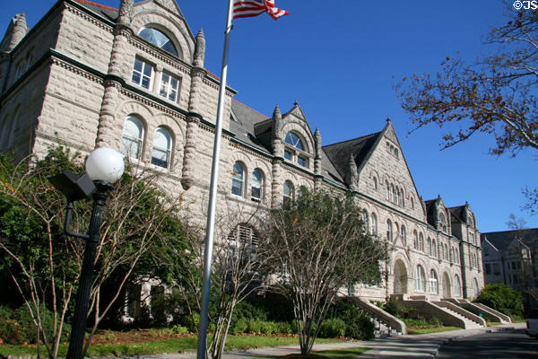 Randall Lee Gibson Hall (1894) at Tulane University. New Orleans, LA. Style: Richardsonian Romanesque. Architect: Harrod & Andry.