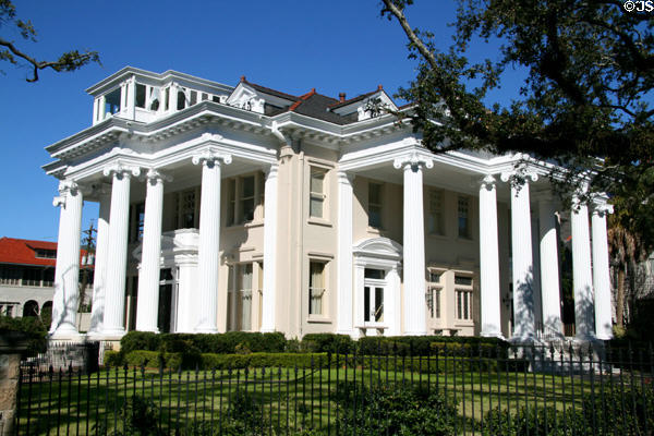 Tulane University President's Home on Audubon Place. New Orleans, LA.