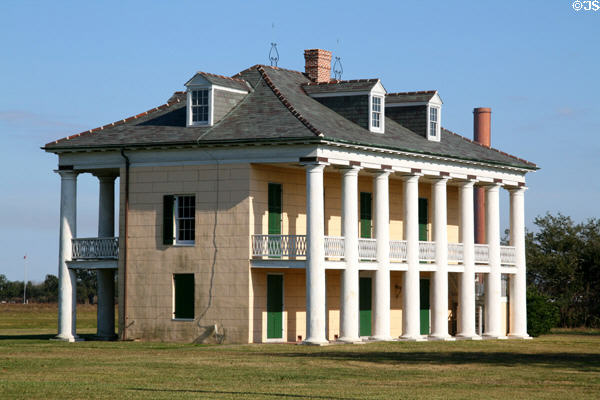 Malus-Beauregard House (1832) on grounds of Chalmette Battlefield of Jean Lafitte National Historic Park. New Orleans, LA.