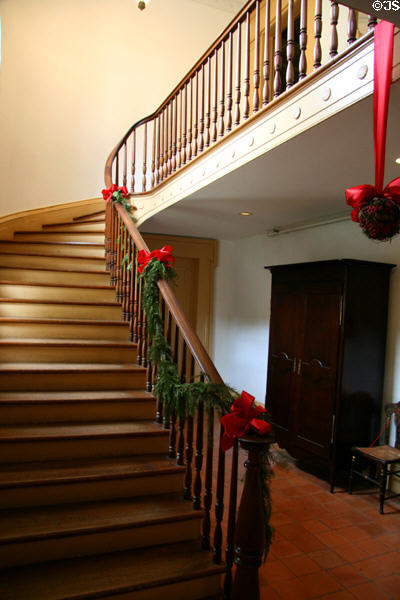 Stairwell of Destrehan Plantation. Destrehan, LA.