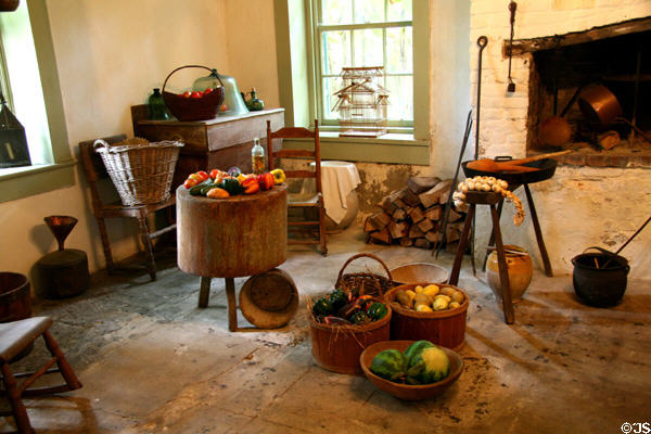 Kitchen at Destrehan Plantation. Destrehan, LA.