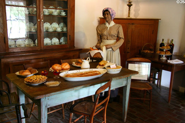 Pantry of Destrehan Plantation. Destrehan, LA.