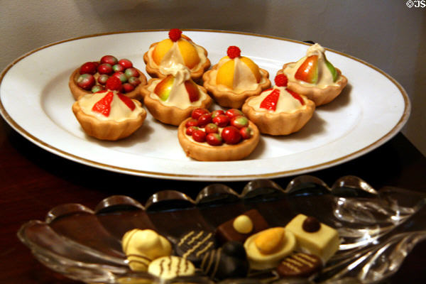 Antique style deserts at Destrehan Plantation. Destrehan, LA.