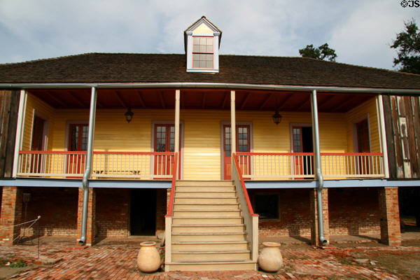Rear view of Laura: A Creole Plantation. Vacherie, LA.