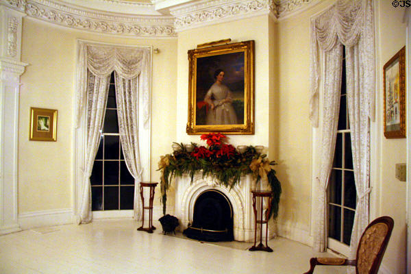 Ballroom of Nottoway Plantation. White Castle, LA.