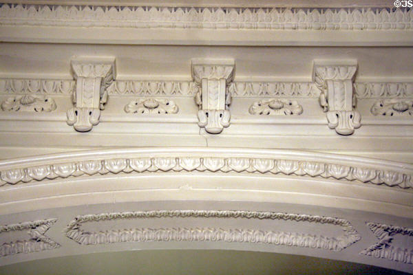 Plasterwork at Nottoway Plantation. White Castle, LA.