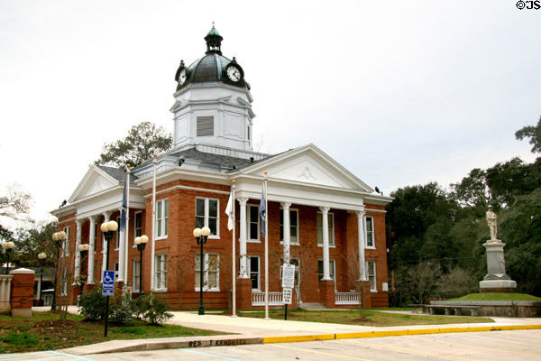 West Feliciana Parish Courthouse (1903) (Prosperity St. at Ferdinand). St. Francisville, LA.
