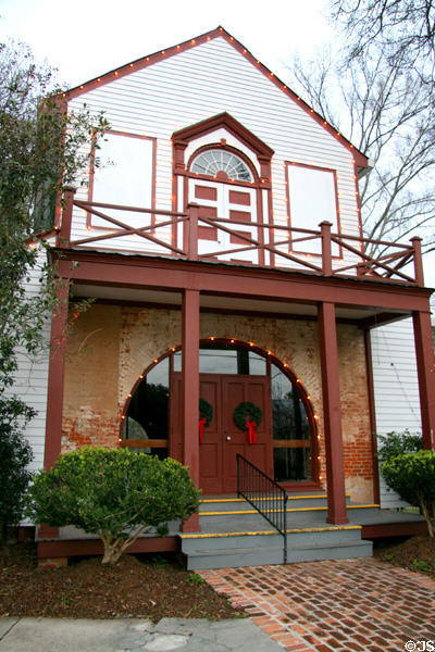 Audubon Market Hall (1819) with Magistrate's Office upstairs. St. Francisville, LA.