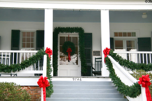 Porch of Prospect house. St. Francisville, LA.